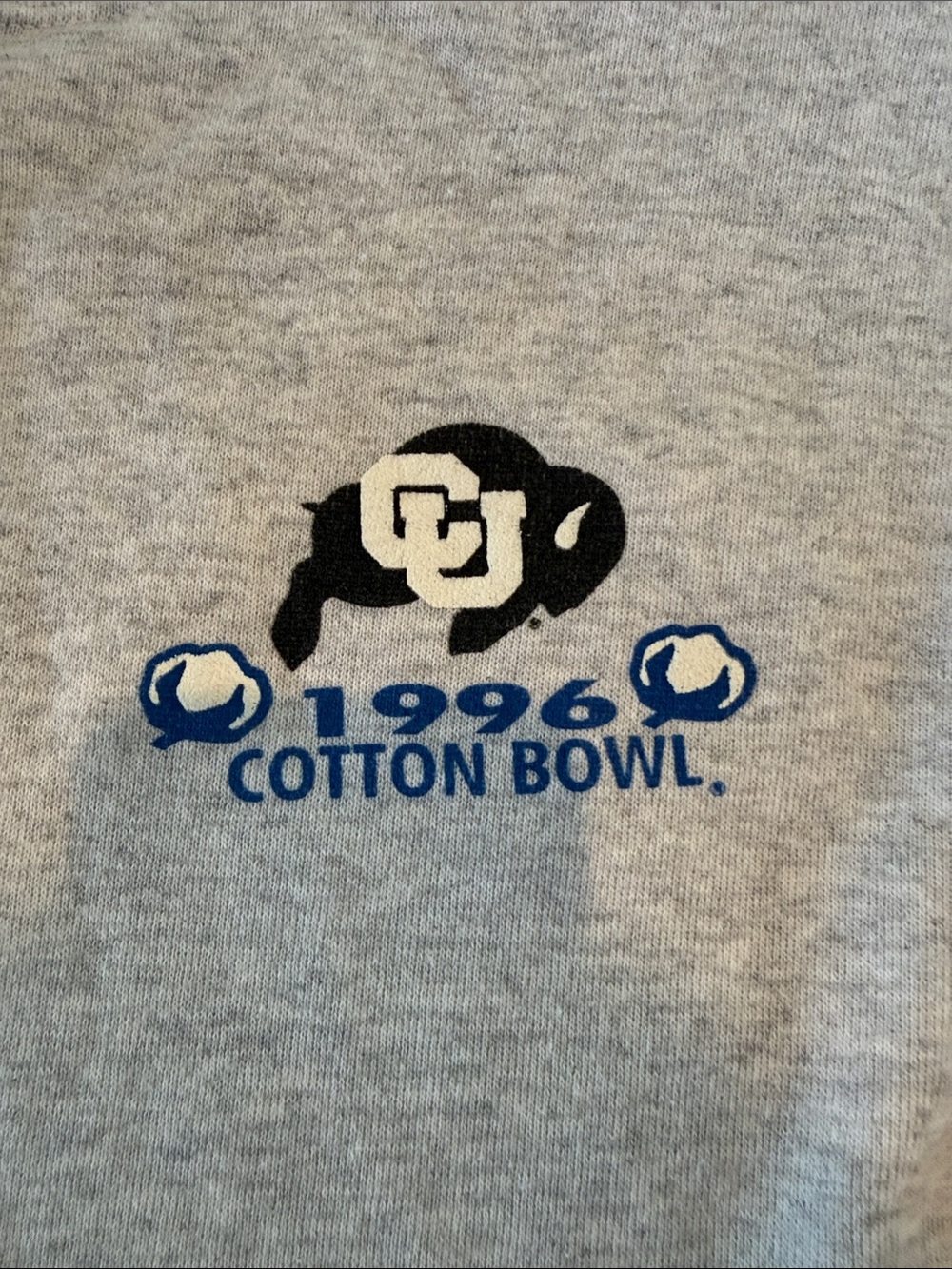 Vintage 1996 Cotton Bowl Sweatshirt University of Colorado - L - Picture 2 of 4